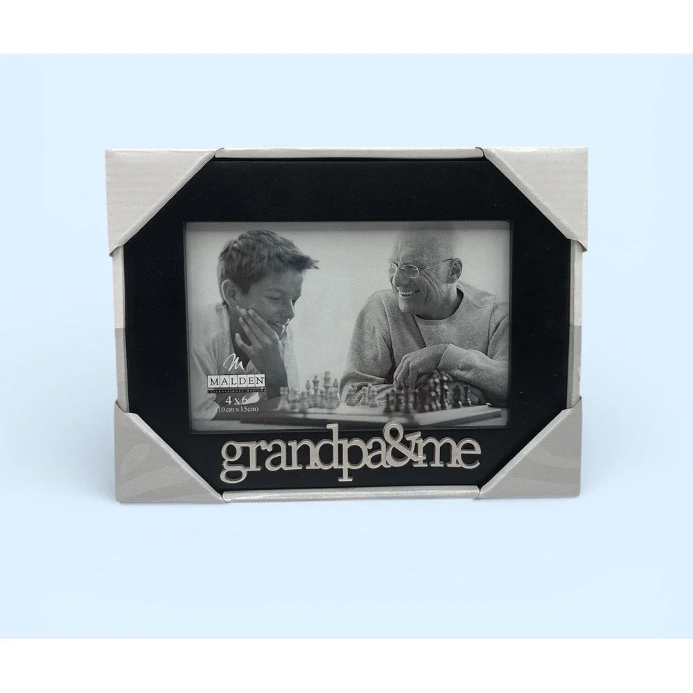 Malden Grandpa & Me Expressions Picture Frame 4x6 Photo Holder NEW!!